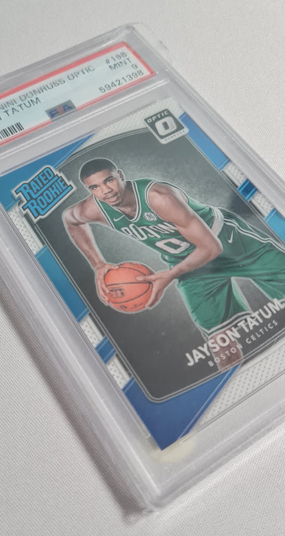 Jayson Tatum - 2017 Panini Donruss Optic #198 Rated Rookie PSA 9