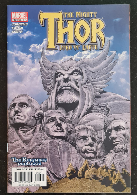 The Mighty Thor - Comic Marvel 1998 Direct Edition - Lord of Earth -The Reigning Prologue #68