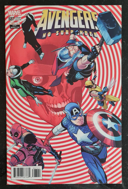 Avengers - 2016 No Surrender - Legacy end of an Era #687 Variant Edition Rated T+