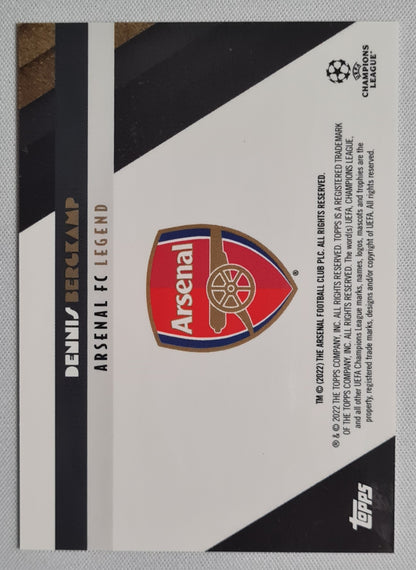 Dennis Bergkamp - 2022 Topps Decco Arsenal FC Legend Champions League