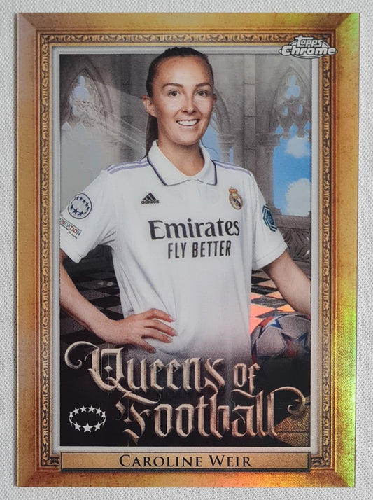 Caroline Weir - 2023 Topps Chrome Q-17 Queen of Football Real Madrid C.F. (CL)