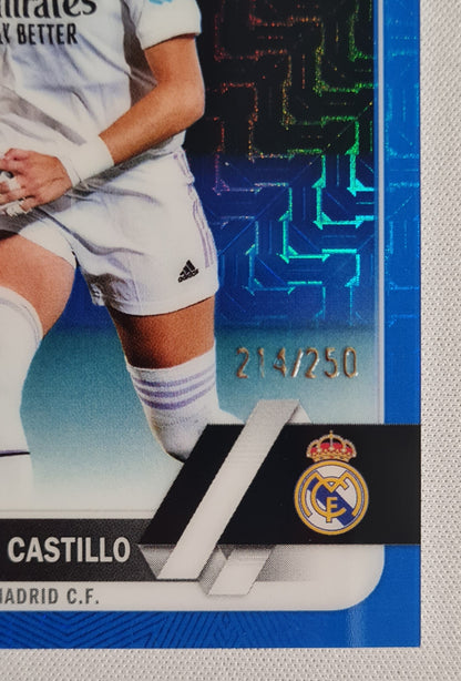 Athenea Del Castillo - 2023 Topps Chrome #22 Real Madrid C.F. (CL) /250 Blue