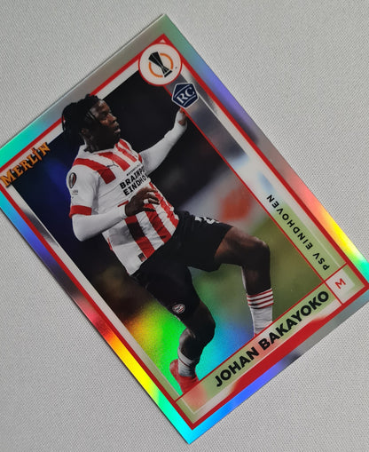 Johan Bakayoko - 2023 Topps Merlin #108 (RC) PSV Eindhoven Europa League