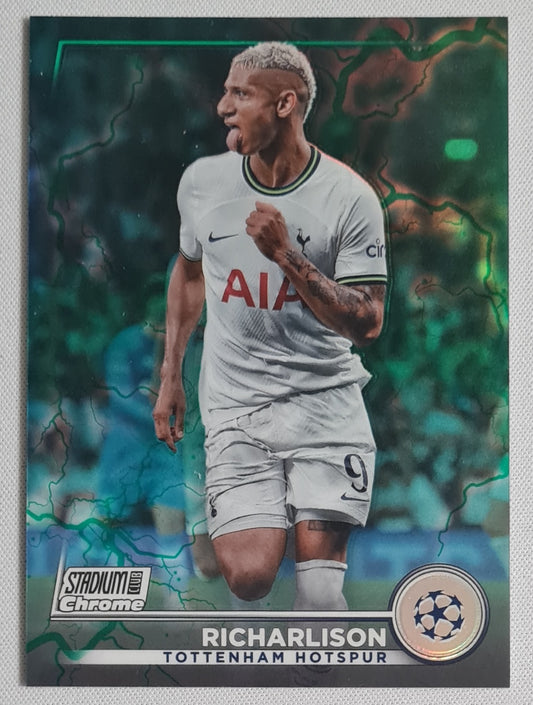 Richarlison - 2023 Topps Stadium Chrome #4 Tottenham Hotspur Champions League /225