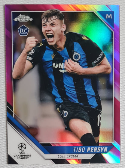Tibo Persyn - 2022 Topps Chrome #40 (RC) Club Brugge Refractor /275