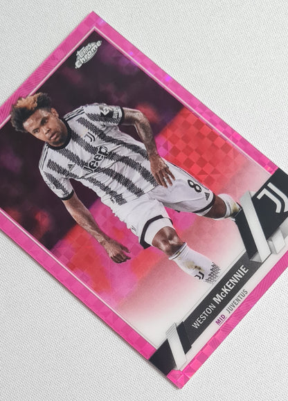 Weston Mc Kennie - 2023 Topps Chrome #115 Pink geometric /250 Juventus