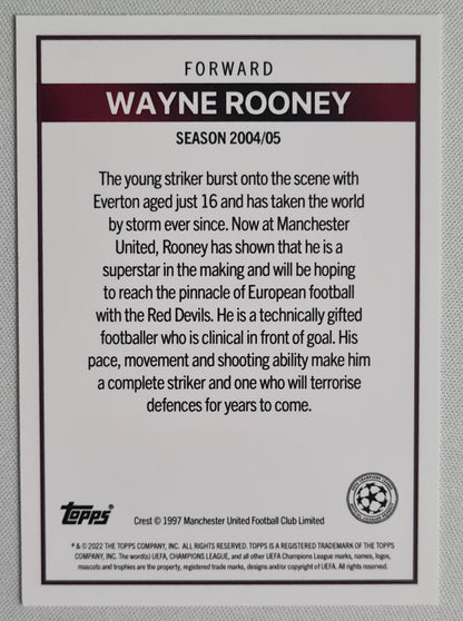 Wayne Rooney - 1997 Topps Manchester United Football (CL) Season 2004/2005