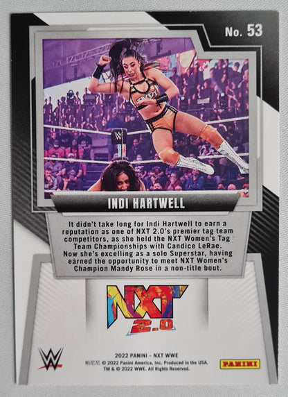 Indi Hartwell - 2022 Panini NXT 2.0 WWE #53 Green Parallel