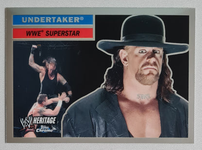 Undertaker - 2006 Topps Chrome Heritage #52 WWE Wrestling Superstar