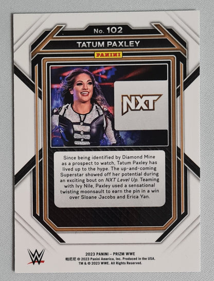 Tatum Paxley - 2023 Panini Prizm WWE NXT Wrestling #10 (RC)