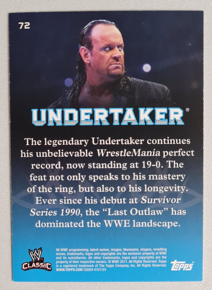 Undertaker - 2011 Topps WWE Classic #72