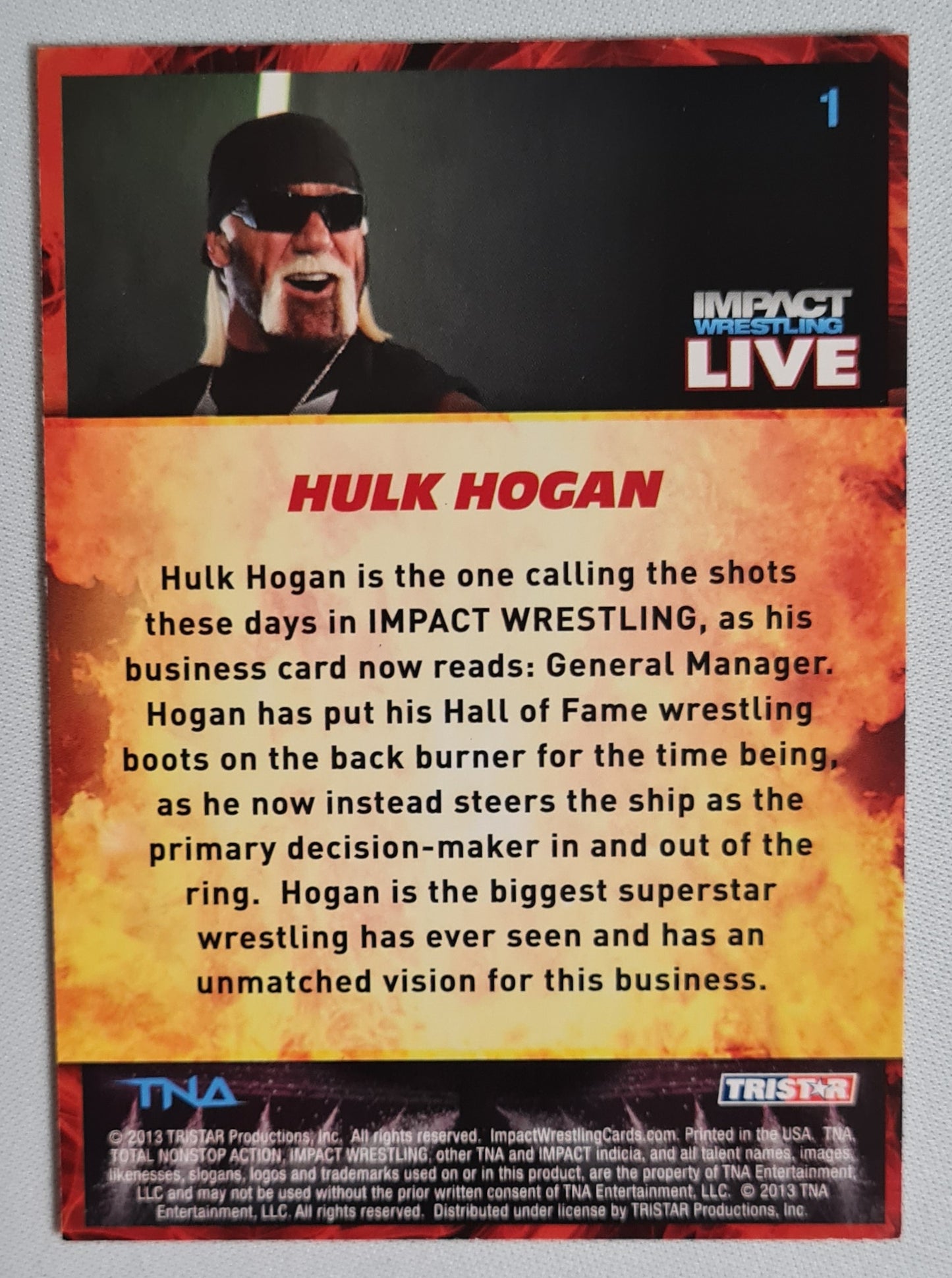 Hulk Hogan - 2013 Tristar TNA Impact #1