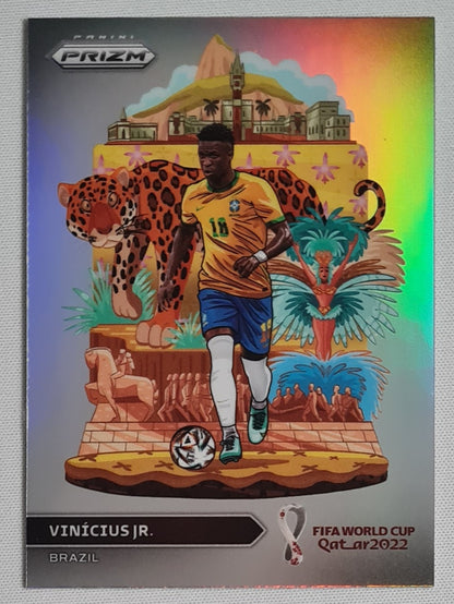 Vinicius Jr. - 2022 Panini Prizm World Cup #3 Brazil National Landmarks SSP