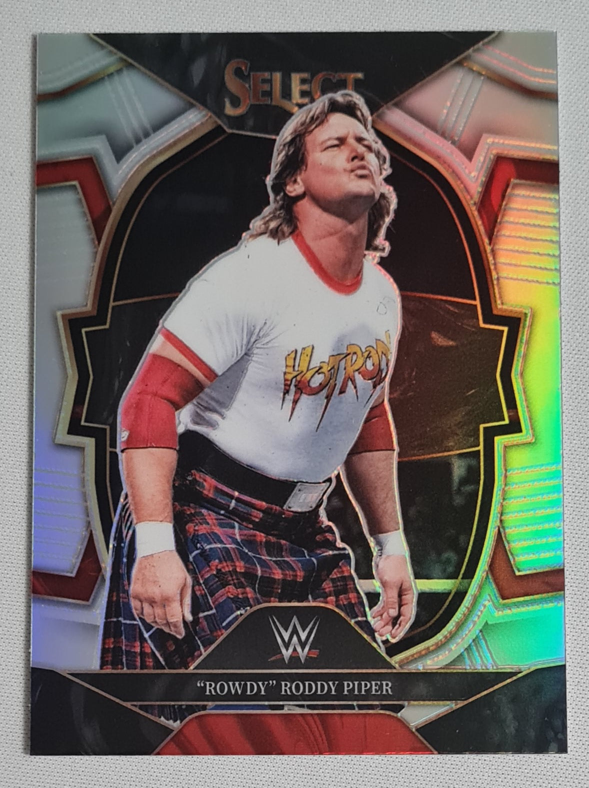 "Rowdy" Roddy Piper - 2023 Panini Select WWE #27 HOF Wrestling Superstar Refractor