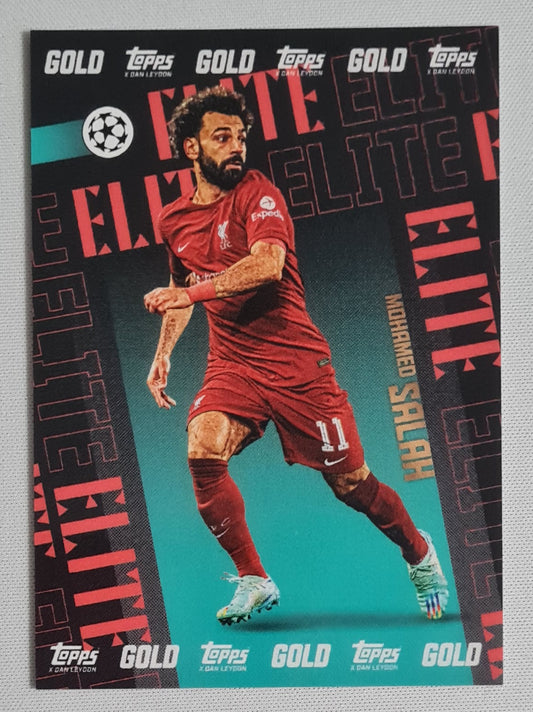 Mohamed Salah - 2023 Topps Elite Gold Topps (CL) Liverpool