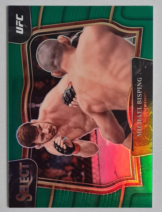 Michael Bisping - 2023 Panini Select UFC #263 Green Prizm /5 (!)