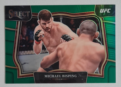 Michael Bisping - 2023 Panini Select UFC #263 Green Prizm /5 (!)