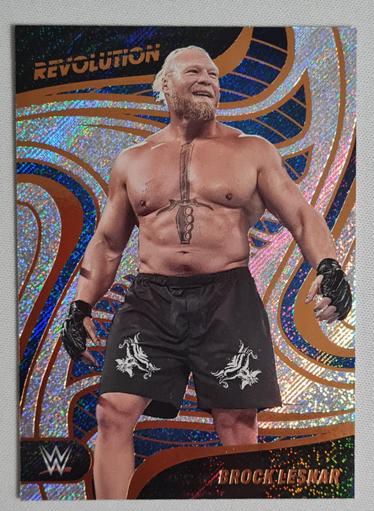 Brock Lesnar - 2023 Panini Revolution WWE Wrestling #89 Smack Down Bronze