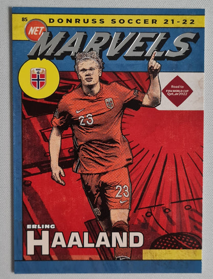 Erling Haaland - 2021 Panini Donruss Soccer Marvels #5 Norway (Norge)