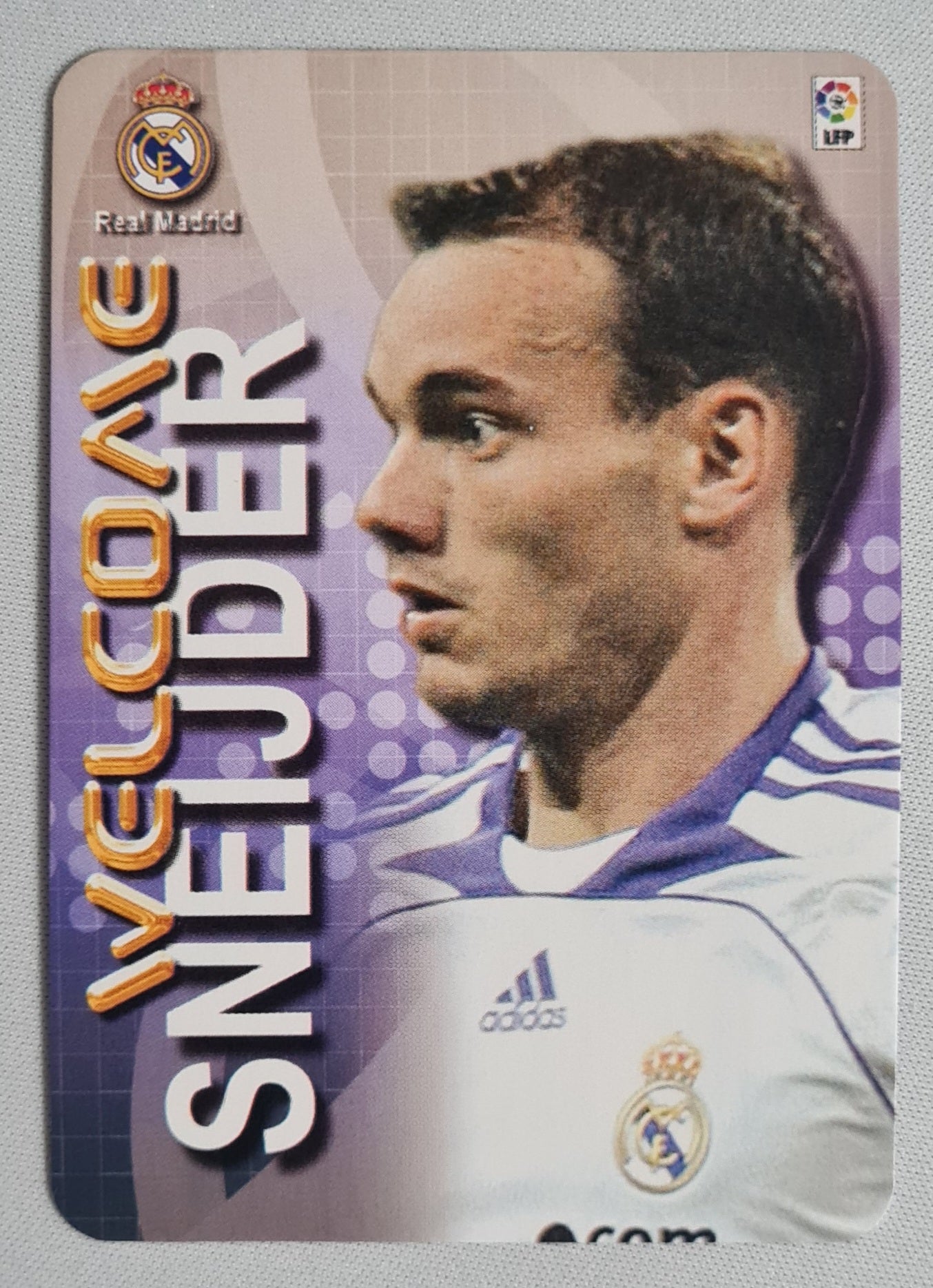 Wesley Sneijder - Real Madrid Welcome Card #613