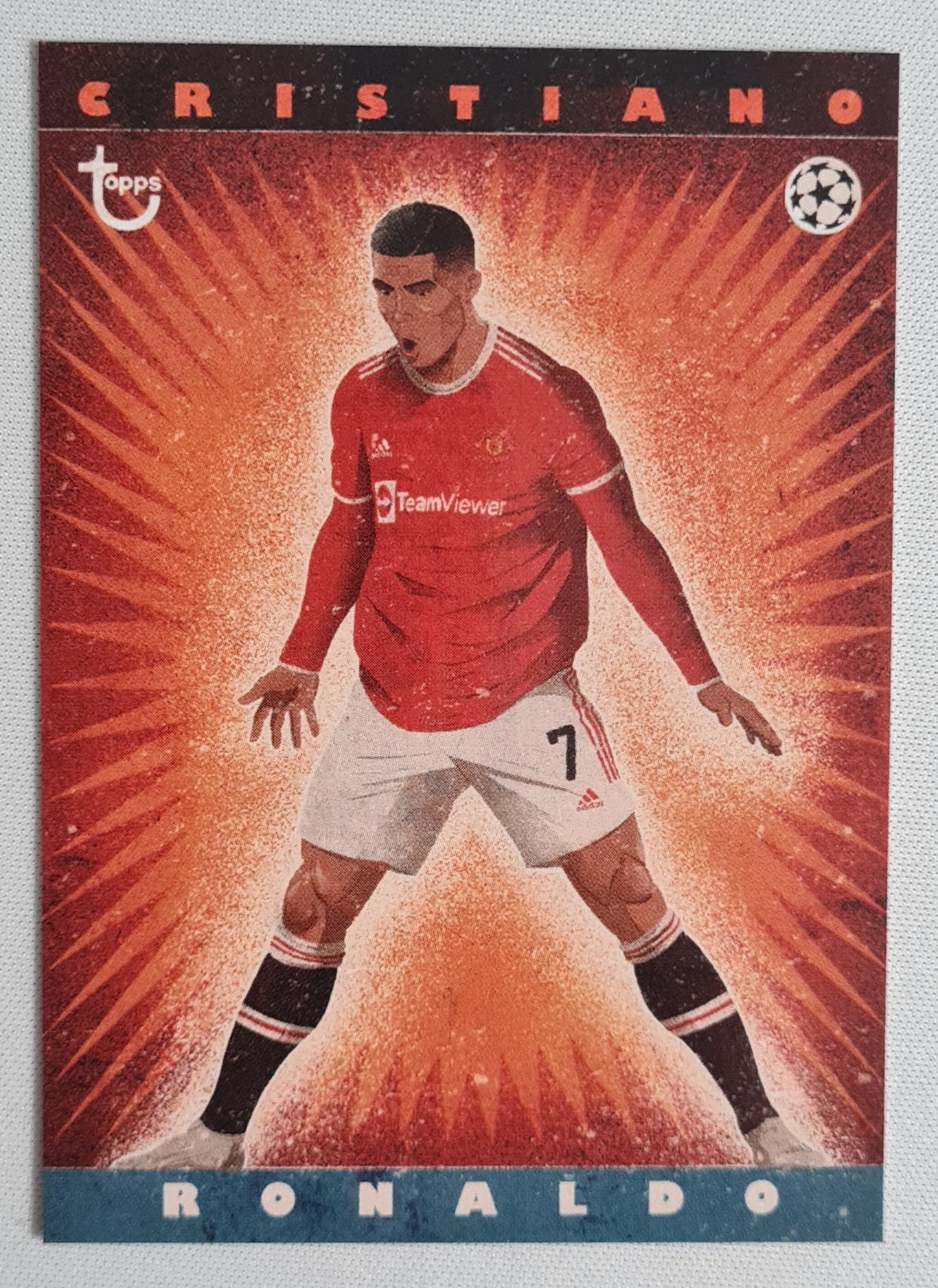 Cristiano Ronaldo - 2021 Topps Deco Artistry Manchester United