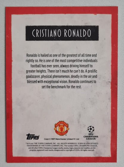Cristiano Ronaldo - 2021 Topps Deco Artistry Manchester United