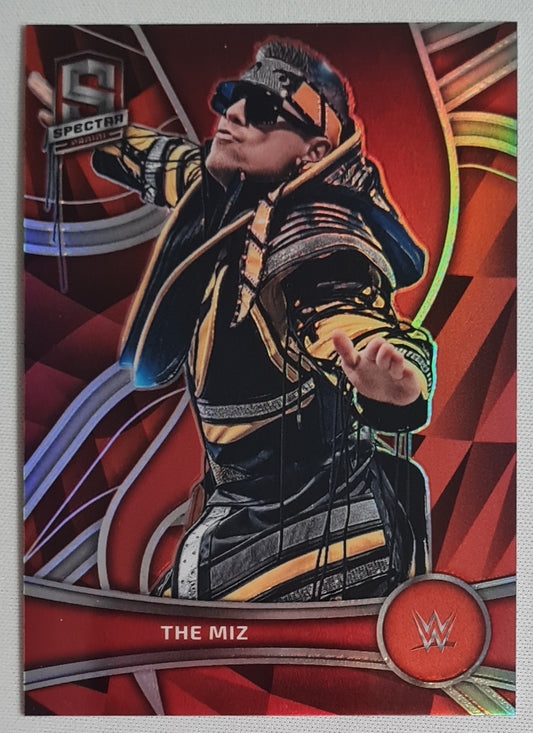 The Miz - 2022 Panini Chronicles Spectra WWE RAW #376 Red Prizm /199