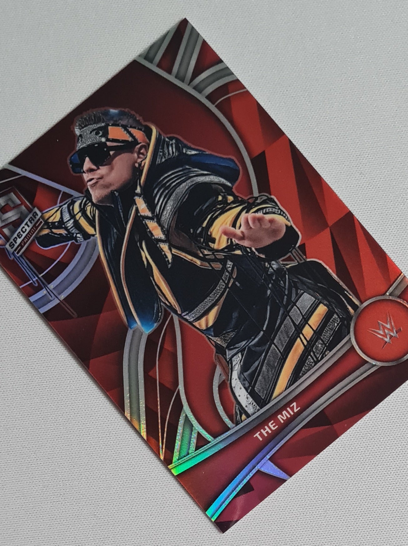 The Miz - 2022 Panini Chronicles Spectra WWE RAW #376 Red Prizm /199