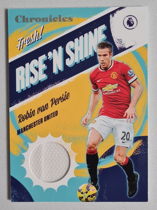 Robin van Persie - 2019 Panini Chronicles Soccer "Rise 'n Shine" #RS-RVP Manchester United Patch