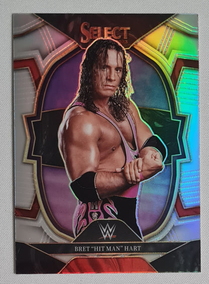 Bret "The Hitman" Hart - 2023 Panini Select WWE #87 Legends Concourse Holo Prizm