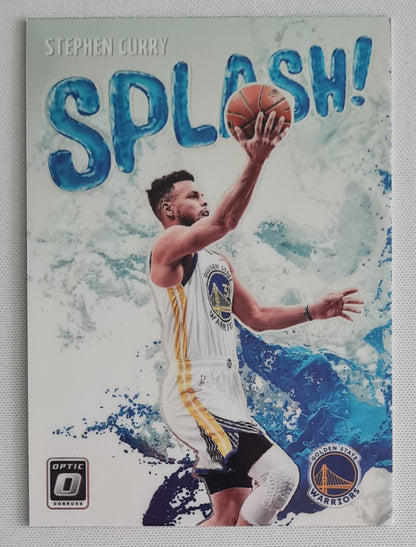 Stephen Curry - 2021/22 Panini Donruss Optic Basketball #1 "Splash!" NBA Golden State Warriors