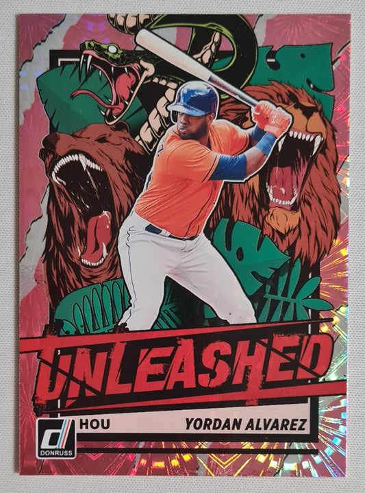 Yordan Alvarez - 2021 Panini Donruss Basketball #UNL1 "Unleashed" MBL Houston