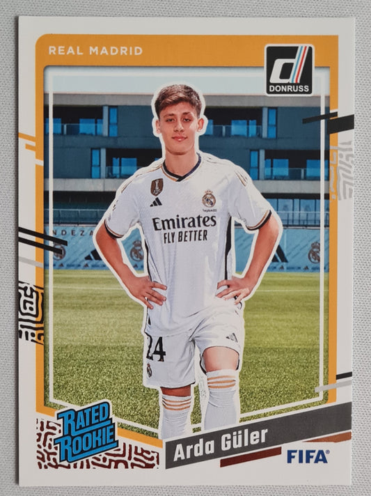 Arda Guler - 2023/24 Panini Donruss Soccer #184 Rated Rookie Real Madrid