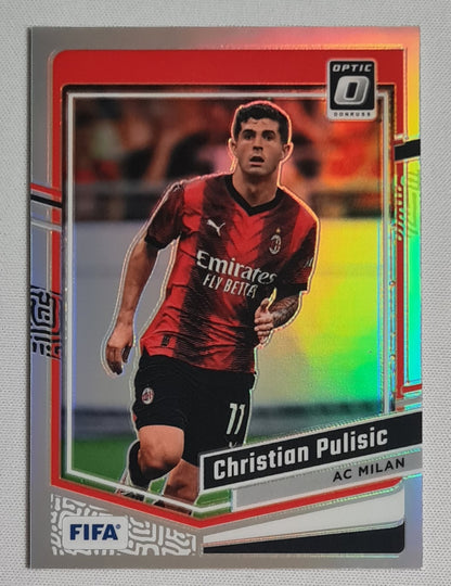 Christian Pulisic - 2023/24 Panini Donruss Soccer #128 Prizm Refractor AC milan