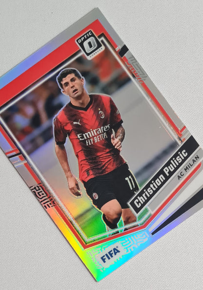 Christian Pulisic - 2023/24 Panini Donruss Soccer #128 Prizm Refractor AC milan