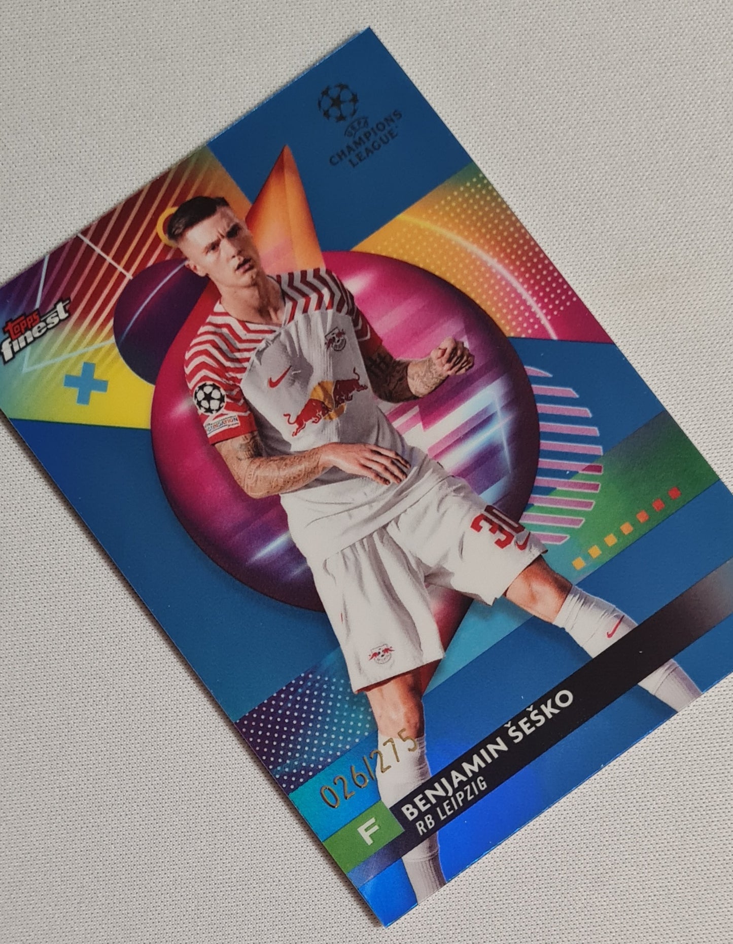 Benjamin Sesko - 2024 Topps Finest (CL) /299 RB Leipzig
