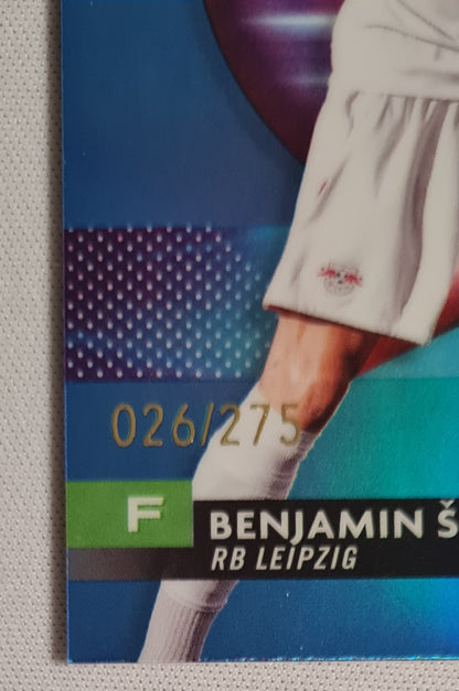 Benjamin Sesko - 2024 Topps Finest (CL) /299 RB Leipzig
