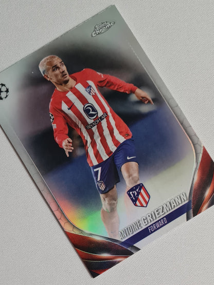 Antoine Griezmann - 2024 Topps Chrome (CL) #190 Refractor - Atletico de Madrid