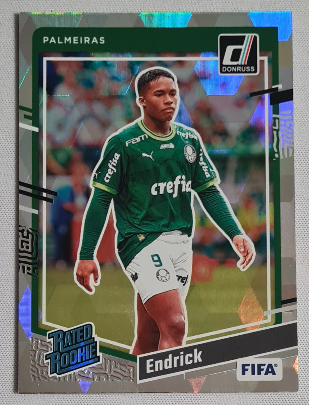 Endrick - 2023/24 Panini Donruss Soccer Optic FIFA #176 (RC) Rated Rookie Holo