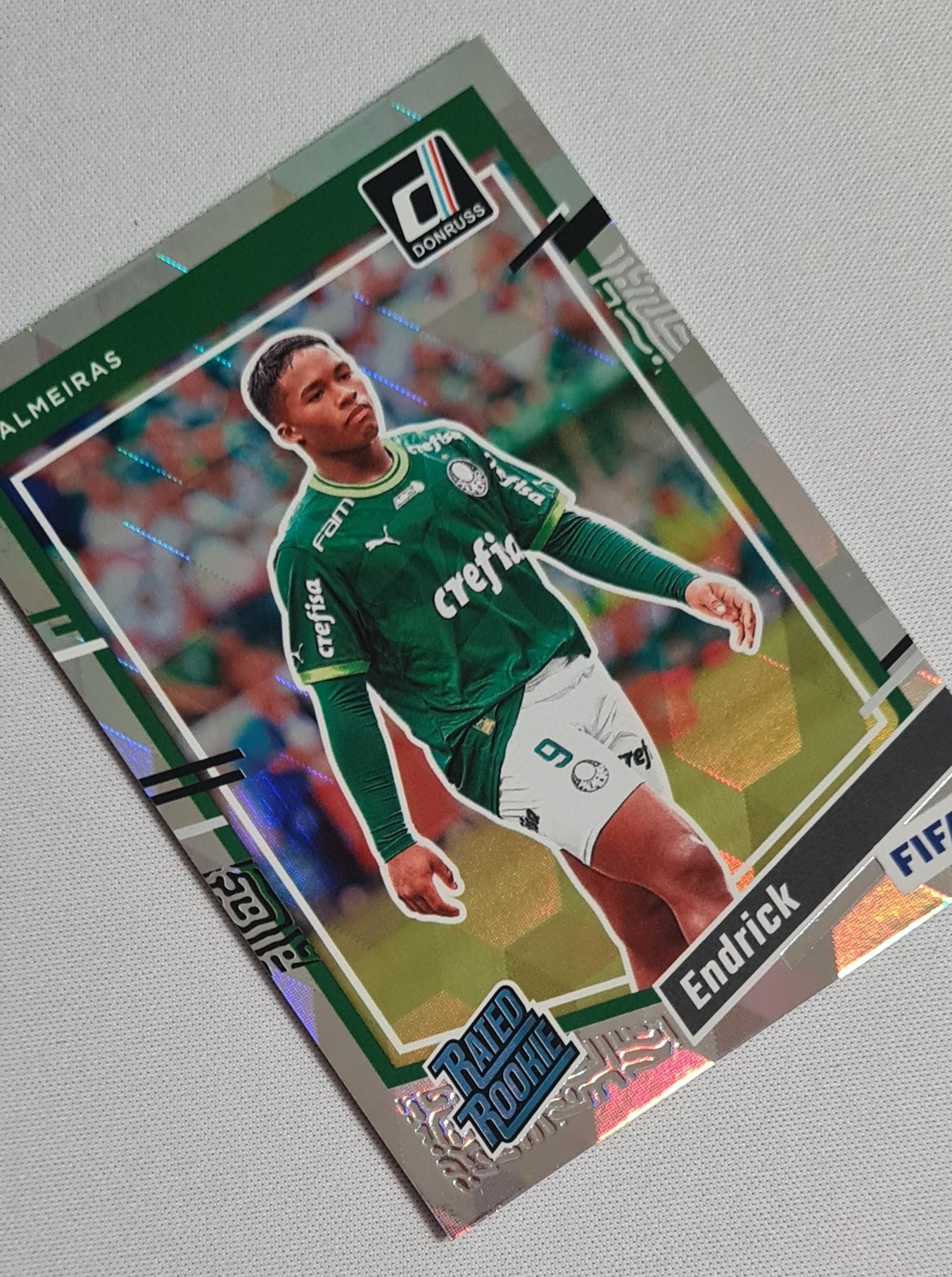 Endrick - 2023/24 Panini Donruss Soccer Optic FIFA #176 (RC) Rated Rookie Holo