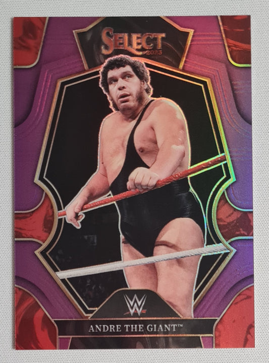 Andre The Giant - 2023 Panini Select WWE #138 Purple Prizm /99