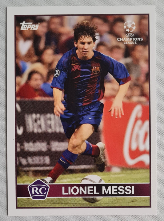 Lionel Messi - 2020 Topps Champions League (RC) FC Barcelona Season 2004/05