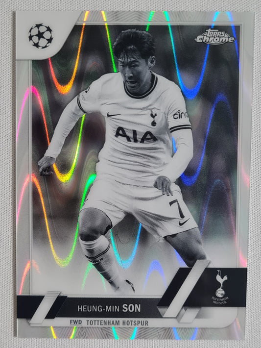 Heung-Min Son - 2023 Topps Chrome #5 Tottenham Hotspur (CL) Ray Wave