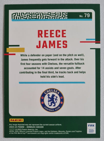Reece James - 2023/24 Panini Donruss Soccer #79 Chelsea FC - Optic Prizm