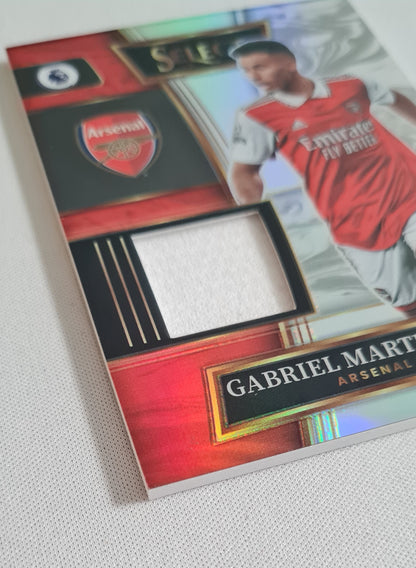 Gabriel Martinelli - 2022/23 Panini Select Premier League #SW-GM Prizm Refractor - White Patch