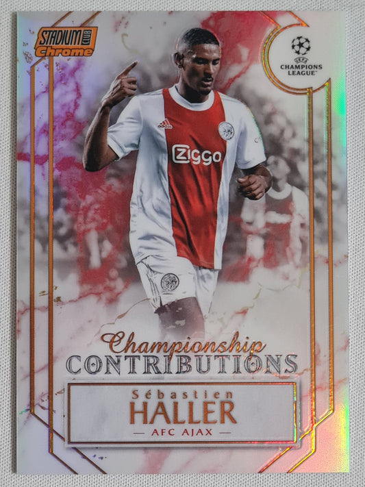 Sebastien Haller - 2021 Topps Stadium Chrome Club Championship Contributions (CL) CC-SH /25