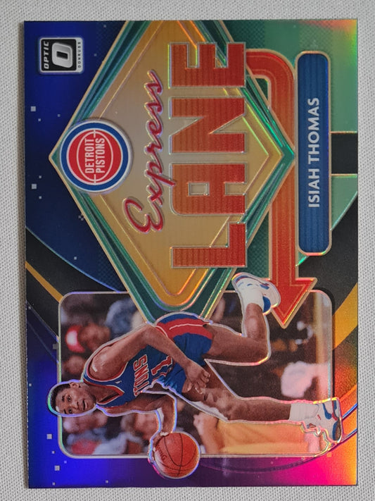 Isiah Thomas - 2020/21 Panini Donruss Optic Basketball #21 Prizm "Express Lane" Holo