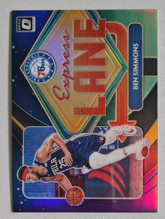 Ben Simmons - 2020/21 Panini Donruss Optic Basketball #22 "Express Lane" 76ers