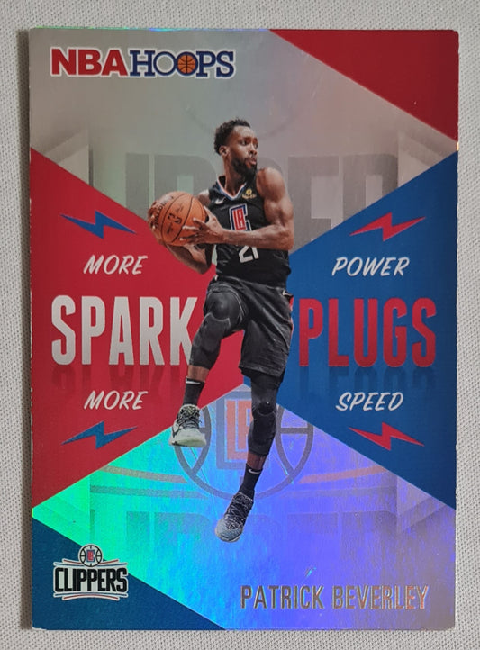 Patrick Beverley - 2020/21 Panini NBA Hoops Basketball #15 "Spark Plugs" L.A. Clippers  Holo