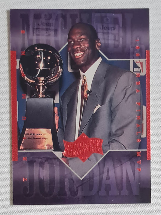 Michael Jordan - 1999 Upper Deck NBA Finals MVP - Triumphs #18 Chicago Bulls - Purple